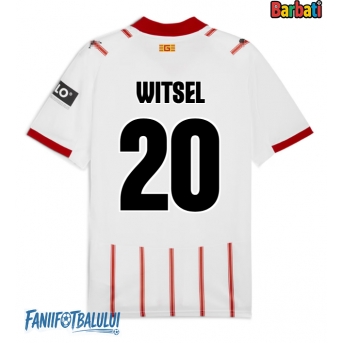 Girona Axel Witsel #20 Tricou Fotbal Replică 2025-26 Barbati Acasa